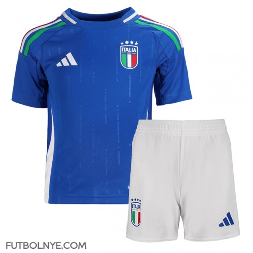 Camiseta Italia Primera Equipación para niños Eurocopa 2024 manga corta (+ pantalones cortos)